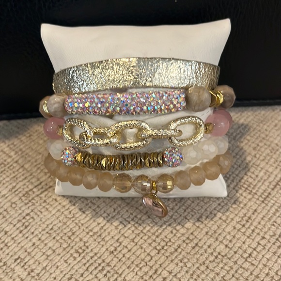 Erimish Jewelry Pretty 5 Piece Erimisch Bracelet In Good Condition